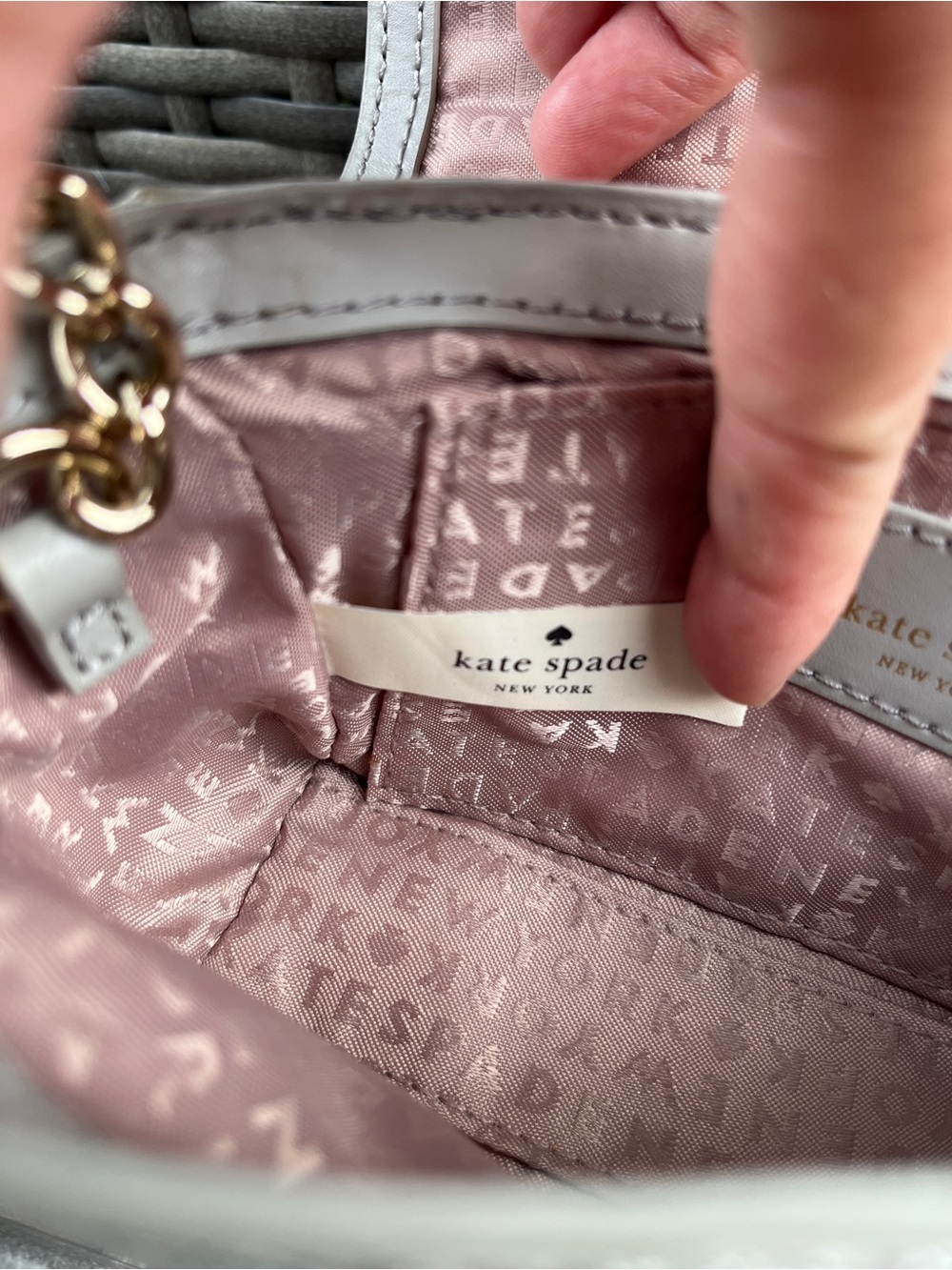 ❌SOLD❌Kate Spade Bag Lillian Monford Park Exotic Clutch Crossbody Bag - Picture 12 of 15